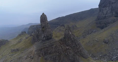 Storr at Isle of Skye Stock Footage 108416282