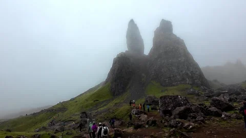Storr - Isle of Skye Horizontal Video Stock Footage 340485809