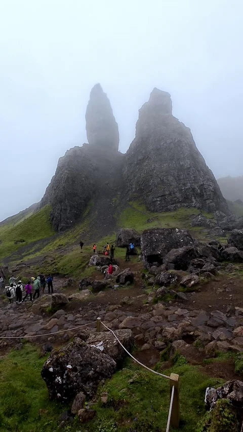 Storr - Isle of Skye Vertical Video 動画素材 340441922