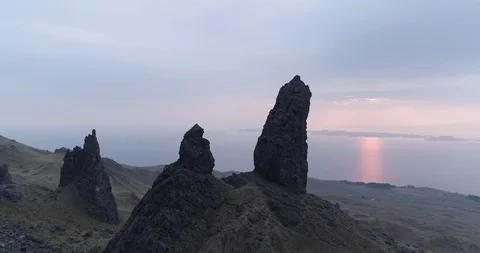 Storr sunrise Stock Footage 108440463