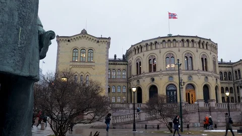 Storting oslo Video stock 104263364