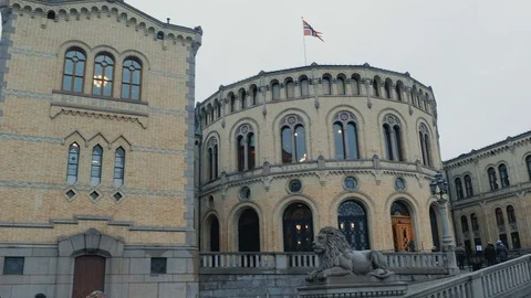 Storting oslo Video stock 104263926