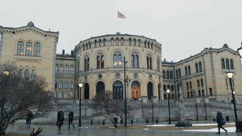 Storting oslo Video stock 104264201