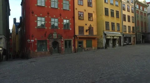 Stortorget Public Square, Gamla Stan, Sweden Stock Footage 61851809