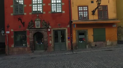 Stortorget Public Square, Gamla Stan, Sweden Stock Footage 61851892