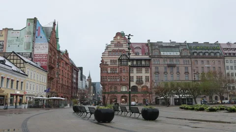 Stortorget Square in Malmö, Sweden Видео 331283691