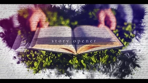 Story Opener After Effects stock