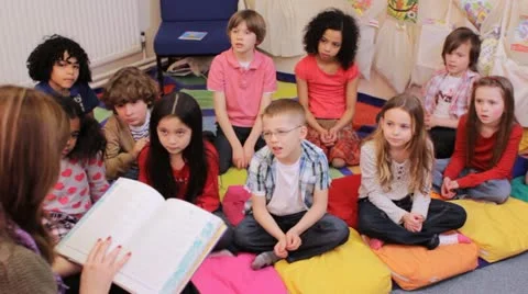 Story time Stock Footage 22666533