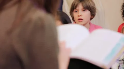 Story time Stock Footage 22666538