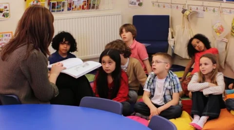 Story time Stock Footage 22666544
