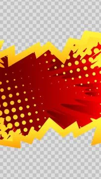 Story vector template. Comic book style editable social media photo frame lay イラスト素材
