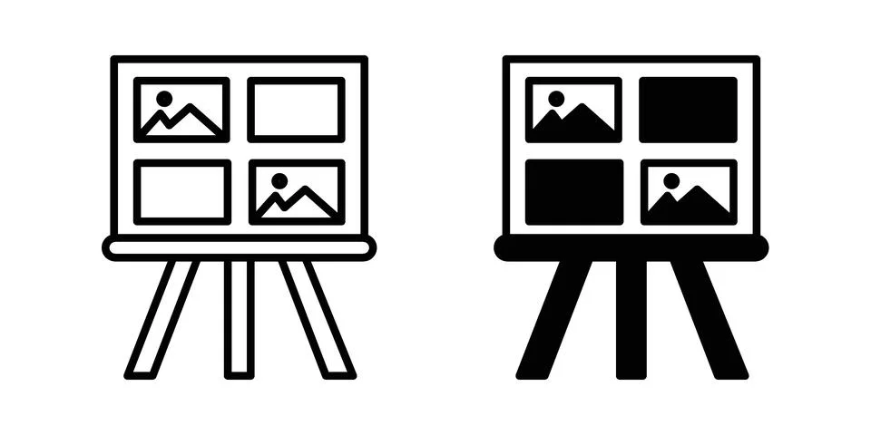 Storyboard icon vector design illustrations Stockillustratie