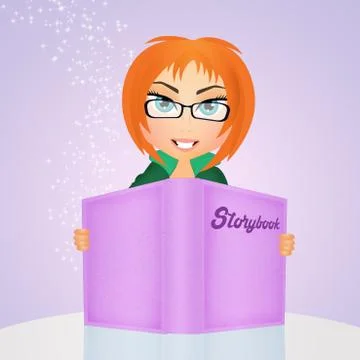 Storybook Stock Illustration