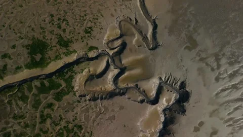 Stour mudflat 02 Stock Footage 274889239