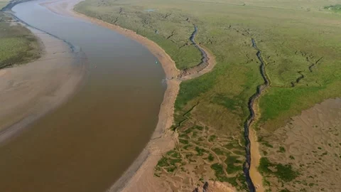 Stour mudflat 04 Stock Footage 274889506