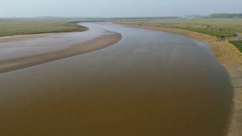 Stour mudflats 01 Stock Footage 274889359