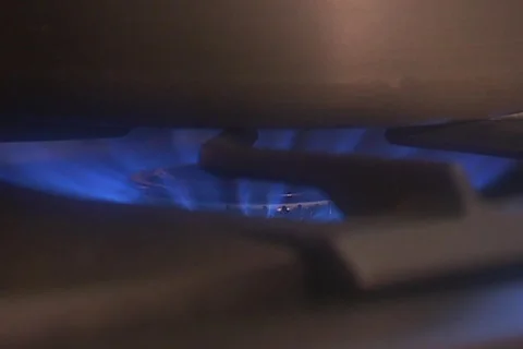 Stove Burner CU   Stock Footage 753297