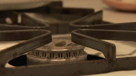 Stove Burner Stock Footage 273146