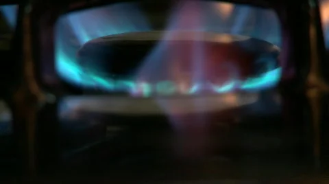 Stove Burner Stock Footage 484001