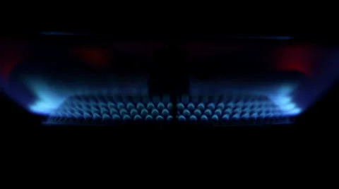 Stove Flame Turned Off Stock Footage 29266030