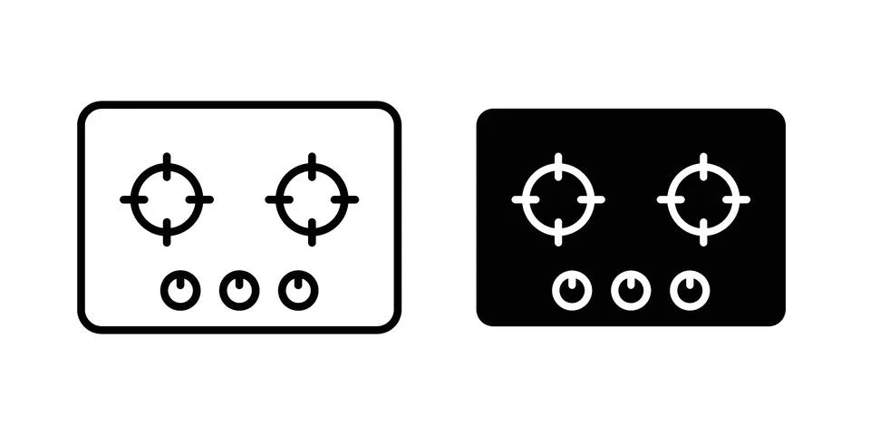Stove icon vector design. EPS10 Illustrazione stock