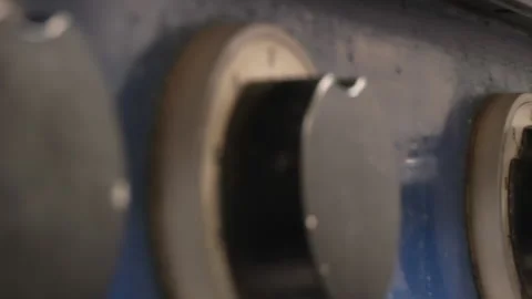Stove Knobs Blinking 스톡 동영상 135788991