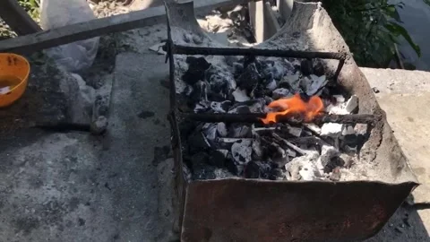 Stove for roasting. Video stock 246988664
