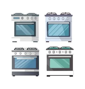 A Stove simple illustration Stock Illustration