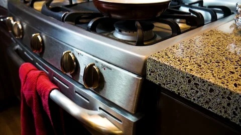 Stove Top Prep B Roll Pack (With Color Grading) Stock Footage 79540528