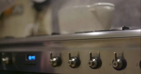Stove Turned Off Stock Footage 261902534