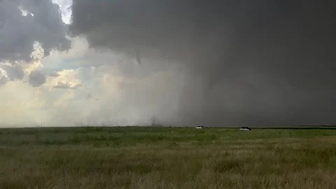 Stovepipe Tornado &amp; Satelite 스톡 동영상 279956365