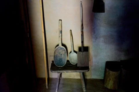 Stove's bakery tools Stock Photos