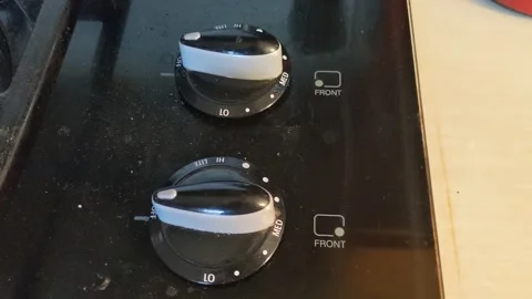 Stovetop Burner Knobs 스톡 동영상 182515464