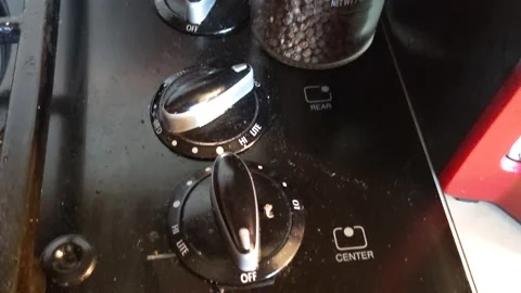 Stovetop Burner Knobs 스톡 동영상 182515465