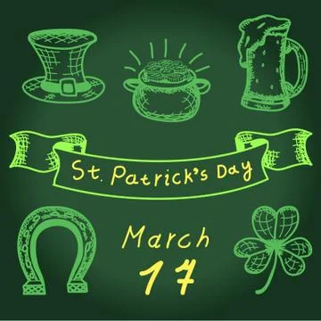 St.Patrick 's Day. Ilustração Stock
