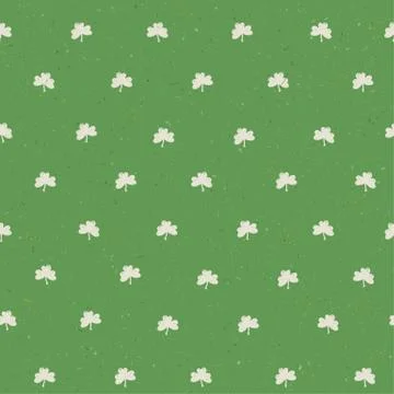 St'patricks day seamless pattern textured 库存插图