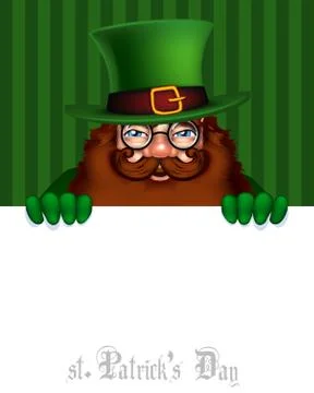 St.Patricks design Illustrazione stock
