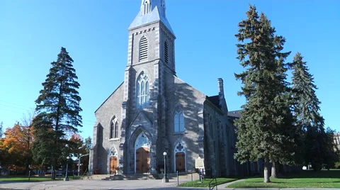 St.Peter-in-Chains Irish Cathedral Stock Footage 55855554