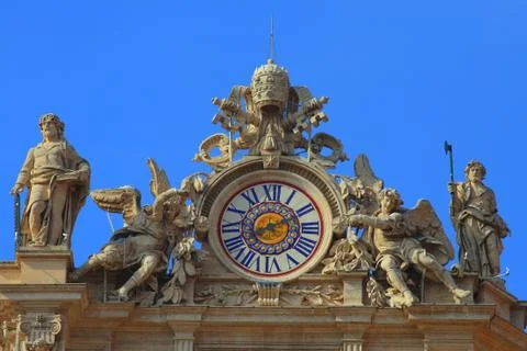 St.peter's clock. Stock Photos