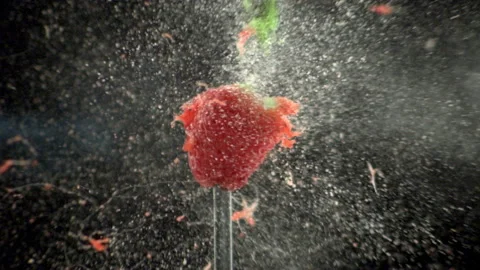 Straberry Exploding 動画素材 249449585