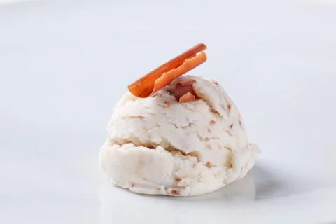Stracciatella ice cream Stock Photos