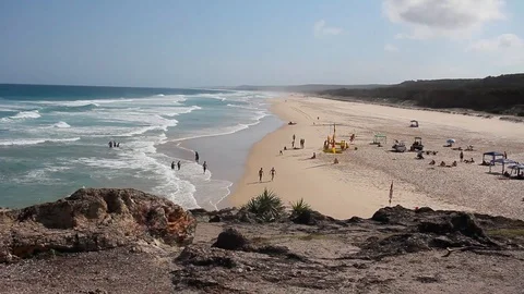 Stradbroke island Stock Footage 125428812