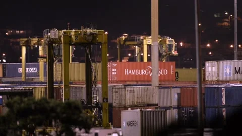 Straddle Cranes Stock-Footage 170037105