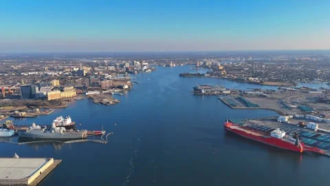 Straddles the Edges - Norfolk, VA Stock Footage 336388302