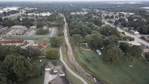 Straight for the aquaduct Stock Footage 115682260