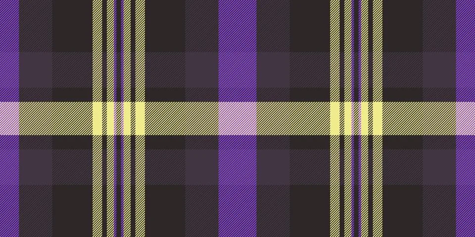 Straight background seamless vector, scratched tartan pattern check. Adorab.. Stock Illustration