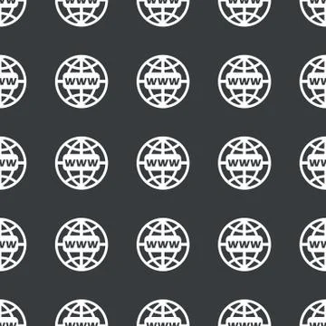 Straight black global network pattern イラスト素材
