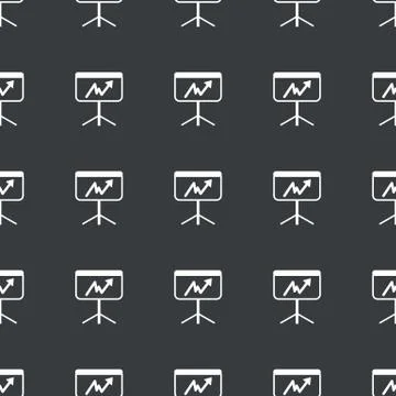 Straight black graphic presentation pattern Stock Illustration