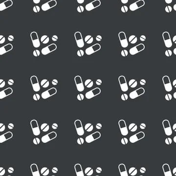 Straight black medicine pattern Stock Illustration