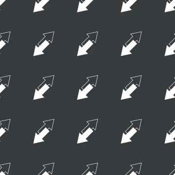 Straight black opposite arrows pattern Stock Illustration